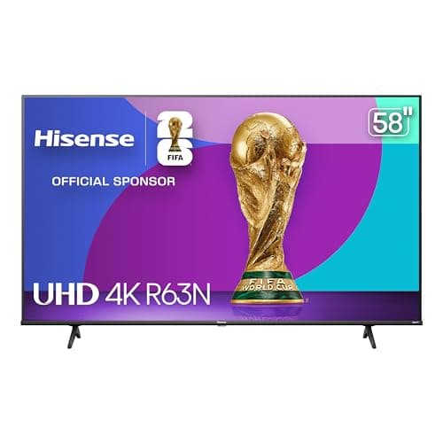 Hisense 58R63N-58 inch 4K UHD HDR LED Roku Smart TV-2024
