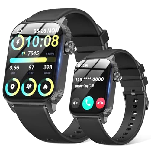 Smart Watch for Men/Women, 120+ Sports Modes Smartwatch with 1.83" HD, Alexa Built-in, Heart Rate/Sleep Monitor, IP67 Waterproof, Bluetooth Call & Music Control Fitness Watch for iPhone/Android