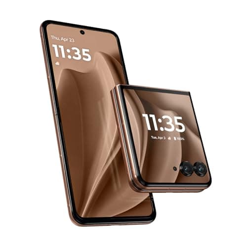 Motorola Razr+ 2025 | 256GB, 12GB | 6.9" Foldable + 4.0" External 165Hz AMOLED Display, Snapdragon 8s Gen 3, Android 15, Global 5G | Carrier Unlocked for Global (Renewed)