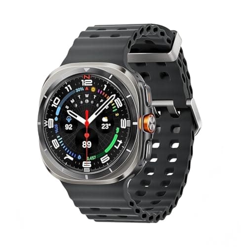 Samsung Galaxy Watch Ultra (2025) (47mm, LTE) AI Powered Smartwatch, Super AMOLED Display, GPS, Fitness and Sleep Tracking, Heart Rate and ECG, 10ATM Water Resistant - Titanium Sliver (Renewed)