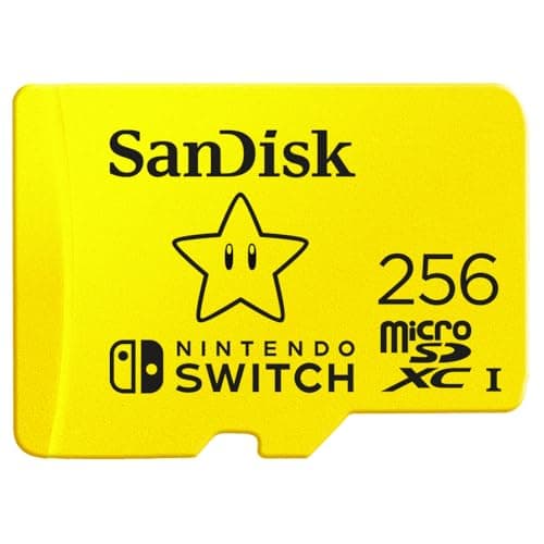 SanDisk 256GB MicroSDXC UHS-I Memory Card for Nintendo Switch - SDSQXAO-256G-GNCZN