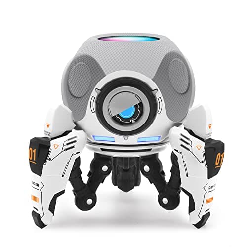 Madatop Homepod Mini Stand, Robot Shape ABS Tripod with Non-Slip Silicone Pad, Safe and Stable Stand for Apple HomePod Mini Speaker