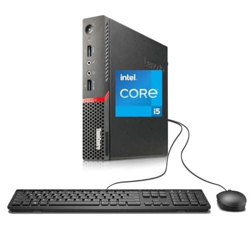 Lenovo ThinkCentre M900 Tiny Desktop Computer Micro PC, Intel Core i5-6500T Up to 3.1 GHz, 16GB RAM, 256GB SSD, USB 3.0, DisplayPort, WiFi, BT Windows 11 Pro (Renewed)