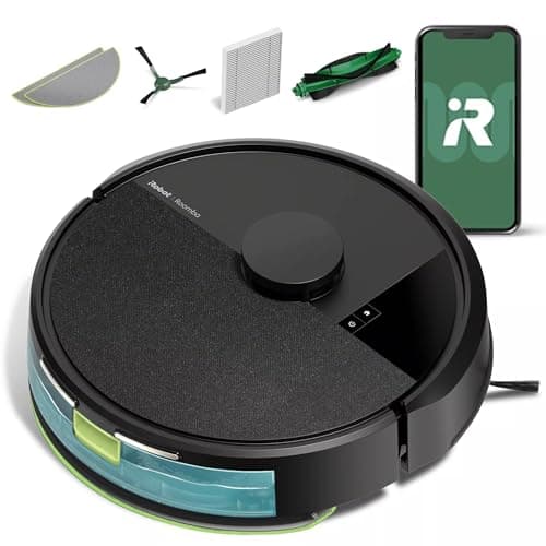 Roomba 105 Combo Robot Vacuum & Mop - Easy to use, Intense Power-Lifting Suction, LiDAR Navigation, Multiple Cleaning Modes, Avoids Mopping Carpets, Self-Charging, Works with Alexa