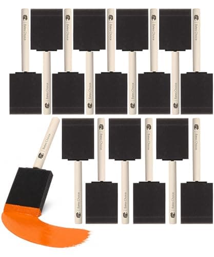 Bates- Foam Paint Brushes, 2 Inch, 16 Pack, Sponge Brushes, Sponge Paint Brush, Foam Brushes for Painting