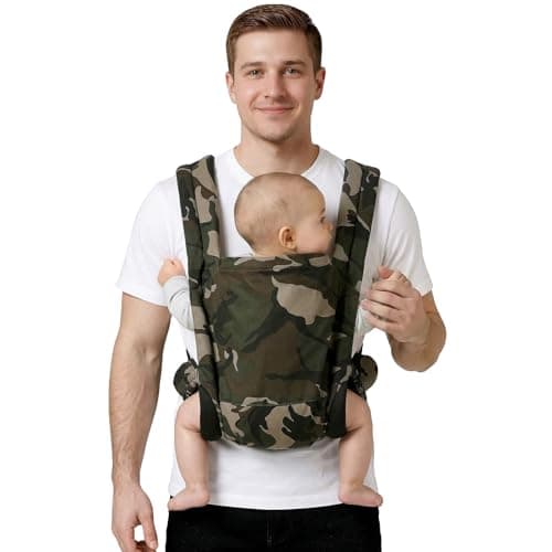 Misswisdom Newborn to Toddler Baby Carrier (7-30 lbs), Stylish Baby Hip Carrier with Adjustable Strap, Easy to Carry Baby Holder Carrier with Windproof Cap, One Size