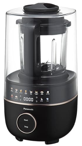 Panasonic All-in-One Hot & Cold Blender & Soup Maker - Hot Soups in 22 Min, Cold Smoothies, Baby Food, Jam, Purees & Nut Milks, Quiet Operation, Easy Auto Clean, Multi-functional- MXHG4401