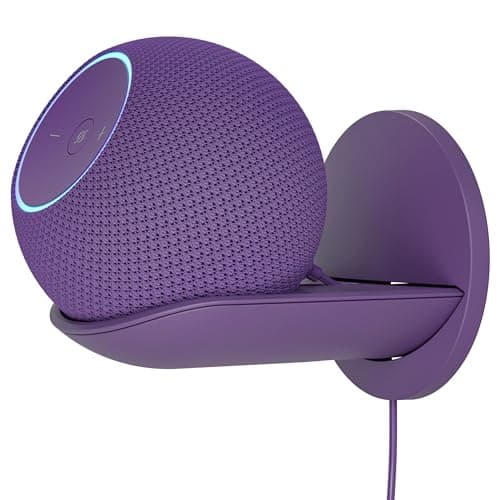 Amazon Echo Dot Max Bundle: Includes Amazon Echo Dot Max (newest model), Amethyst and Made for Amazon Wall Mount, Designed for Alexa+, Amethyst