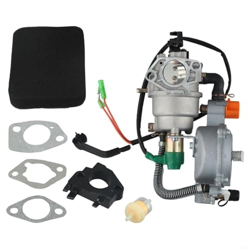 Hosrivae Dual Fuel Conversion Carburetor Kit 4.5KW to 10KW Generators, Compatible with 6000W 7000W 8000W 9000W