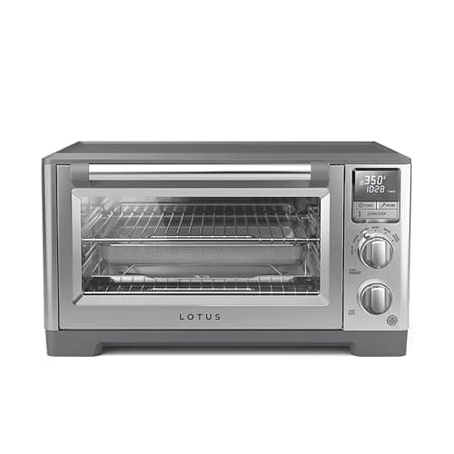 Lotus Professional Series The Perfectionist Air Fry and Convection Oven, Air Fryer Toaster Oven Combo, Countertop Convection Oven, 1800 Watts, Stainless Steel, LTSCO500