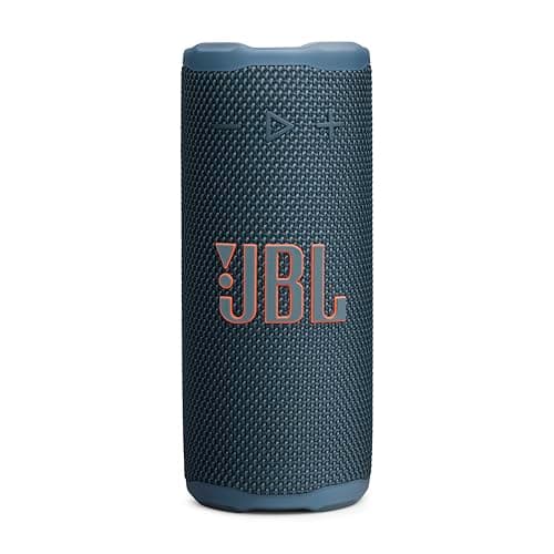 JBL Grip - Compact Bluetooth Speaker with Bold JBL Pro Sound and Ambient Light, up to 14 Hours of Playtime, Water, Dust and Drop-Proof (IP68), & Multi-Speaker Connection with Auracast (Blue)