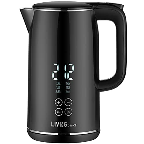 LIVINGbasics Smart Temp Digital Electric Kettle 1.7-Liter