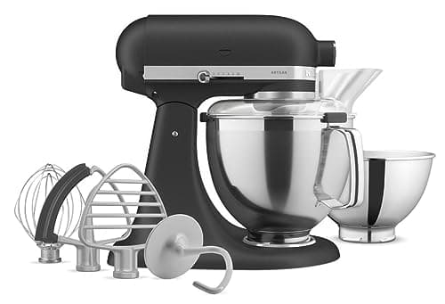 Artisan® Series Tilt-Head Stand Mixer with Premium Accessory Pack KSM195PSBK