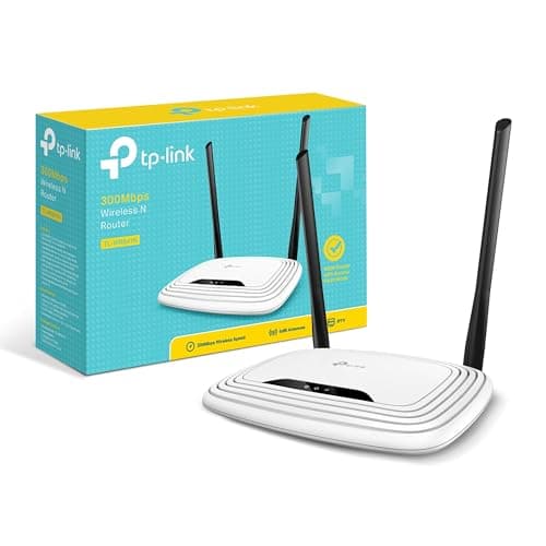 TP-Link N300 WiFi Router (TL-WR841N) - 2 x 5dBi High Power Antennas, Supports Access Point, WISP, Up to 300Mbps