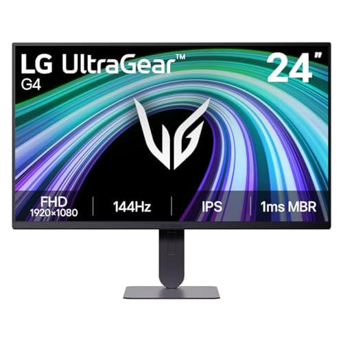 LG Ultragear™ G4 24-inch 144Hz FHD IPS Gaming Monitor | 24G414B with sRGB 99% (Typ.), HDR 10, 1ms MBR