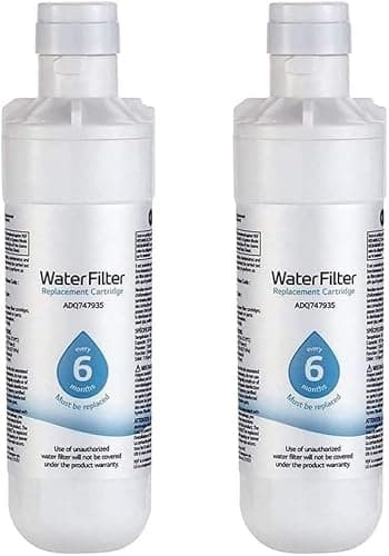 LT1000P 2-Pack Refrigerator Water Filter –Replacement for LT1000P/PC/PCS, ADQ74793501