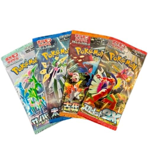 Pack of 4 Random Pokemon Japanese Envelopes