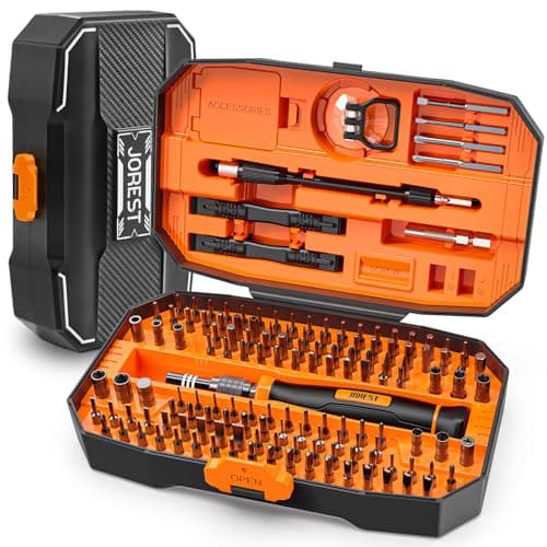 JOREST 152 in 1 Precision Screwdriver Set Tool Gifts, Christmas Stocking Stuffers Gifts for Men Him, Tool Kit with Torx Triwing Bits, Repair for Electronics, MacBook, Laptop, PC, RC, PS5, iPhone