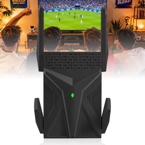 2026 AX1800 WiFi 6 Extender, WiFi Extender Signal Booster for Home-Dual Band (2.4G/5.8G), WiFi Booster with 8X Faster Access Point,Easy Setup,Up to 17,888 Sq.Ft. & Support 135+ Smart Devices(Black)