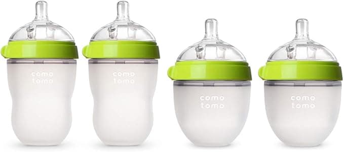 Comotomo Double Pack Bundle, Green (2x250ml, 2x150ml)
