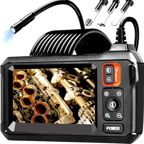 Daxiongmao Endoscope Camera with Light, 1080P HD Borescope, IP67 Waterproof Snake Camera – Ideal for Inspecting Walls, Vents, Automotive Engines, Pipes – A Great Gift Tool for Men (16.5ft)