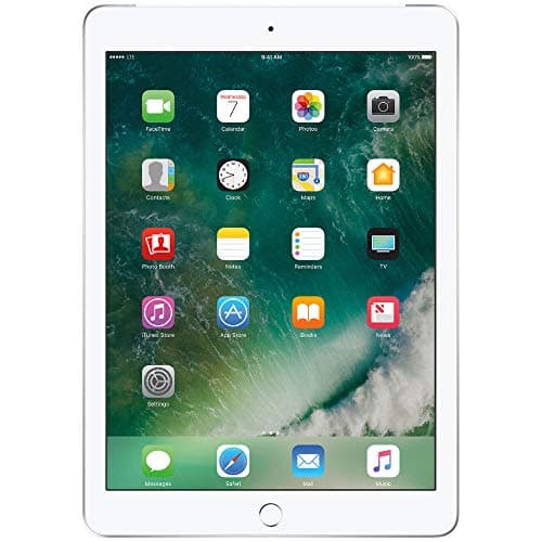 Apple iPad with WiFi + Cellular, 32GB, Silver (2017 Model) (Refurbished)