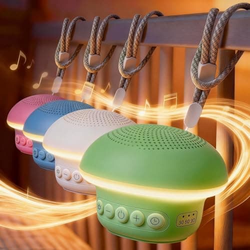Portable Sound Machine with 20 Soothing Sounds, 48H Playtime& 30 Volume Levels - White Noise Machine for Sleep, Adults, Baby & Travel with Memory Function & Adjustable Night Light, Green
