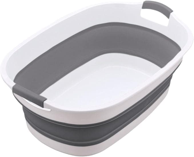 Folding Toddler Bath Tub | Folding Pet Bathtub With Water Drain Plug - Small Pets Bathtub, Travel Toddler Bath Tub For- Kitten, Toddler, Kids