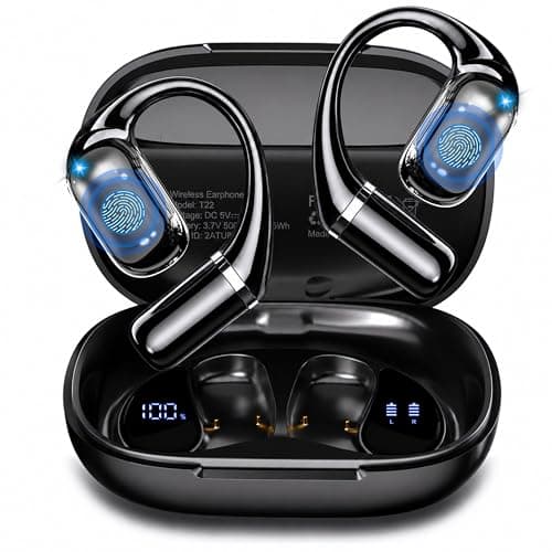 AI Translation Earbuds Real Time, 141+ Languages/3-in-1 Translator Wireless Earbuds, No Subscription, 60H Playtime, Bluetooth 5.4 Open-Ear Headphone for Travel, Business, Meetings & Learning
