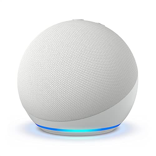 Amazon Echo Dot (newest model), Vibrant sounding Alexa speaker, Great for bedrooms, dining rooms and offices, Designed for Alexa+, Glacier White