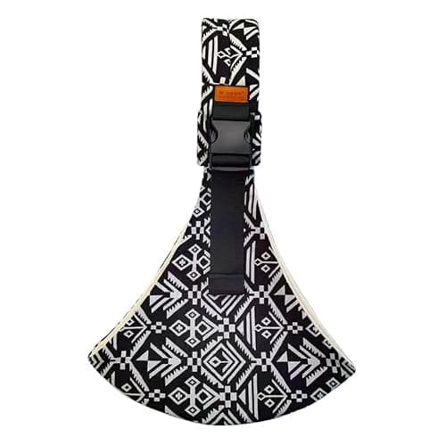 Baby Sling Carrier,Baby Carrier Newborn to Toddler, Adjustable Toddler Carrier, Anti-Slip Hip Seat Portable and Carrying 10-30 lbs(Black Sailboat)