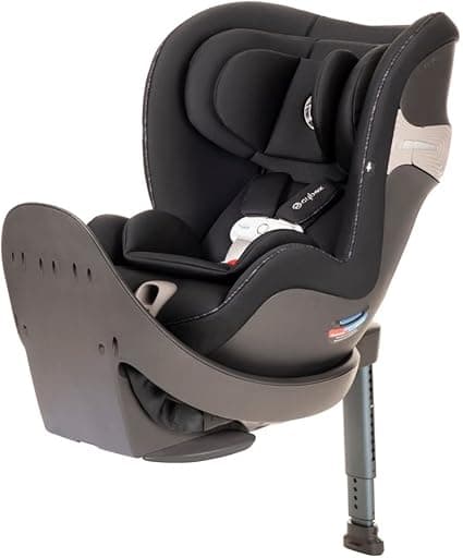 Cybex Sirona S 360 Swivel Rotating Convertible Car Seat with Sensor Safe Technology- 12 position on the Fly Recline- Rear Facing up to 50 lbs- Urban Black