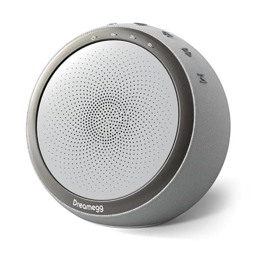 Dreamegg Vibe 1 Sound Machine - White Noise Machine with 10W Loud Stereo Sound, 29 Soothing Sound, Wireless Pair, Timer, White Noise Sound Machine for Baby Adult Sleeping, Office Privacy, Home, Travel