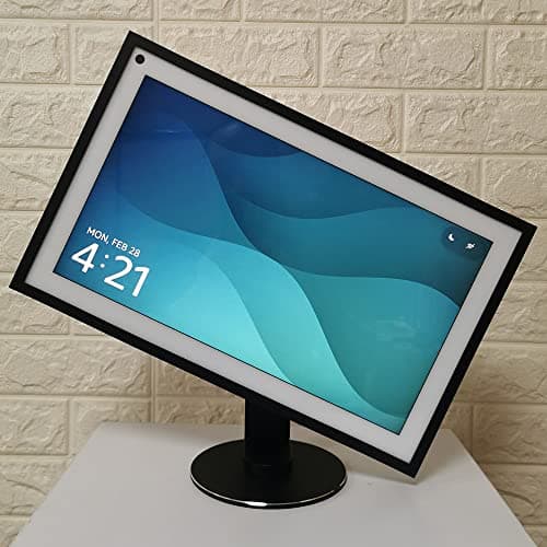 Amazon Echo Show 15 Stand Swivel and tilt, Only Made for Echo Show 15 Three Rotating shafts The Base is Made of Aluminum Which Makes The Product More Beautiful and Longer Service Life Black 025-01CA
