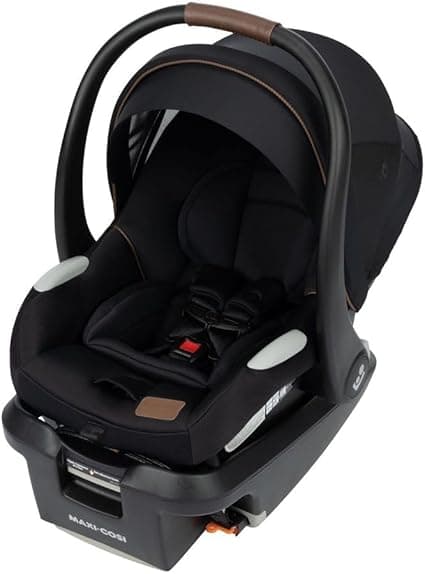 Maxi-Cosi Mico Luxe+ Infant Car Seat, Lightweight, Easy Install with MaxiLock™ Technology, Washable Seat Cover, ClimaFlow™ Ventilation, Side Impact Protection, EcoCare Fabrics