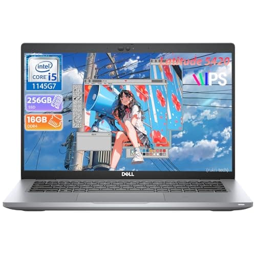 Dell Latitude 5420 14" Laptop, Intel Core i5-11th Gen, 16GB RAM, 256GB SSD, Win11 Pro (Renewed)