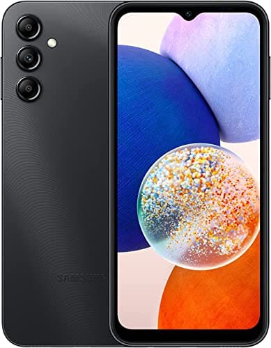 Samsung Galaxy A14 5G with 6.6-inch Infinite V Display, 64GB, Black (Renewed)
