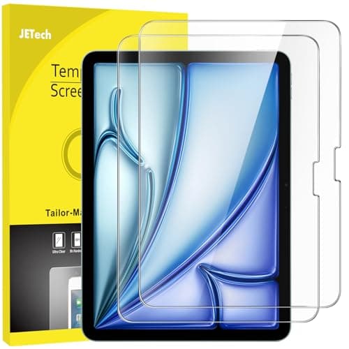 JETech Screen Protector for iPad Air 11" M4/M3/M2, 2-Pack
