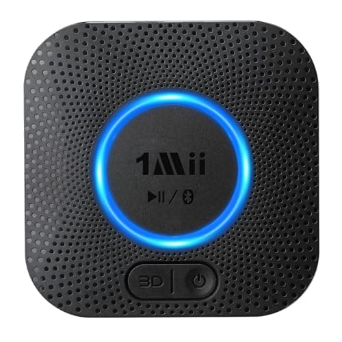1Mii B06+ Bluetooth Receiver, HiFi Wireless Audio Adapter, Bluetooth 5.3 Receiver with 3D Surround aptX HD aptX Adaptive for Home Music Streaming Stereo System