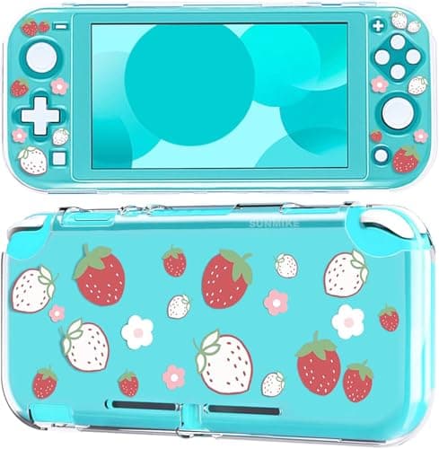 Switch Lite Case for Nintendo Switch Lite, Cute Hard Cover for Switch Lite Protective Case Clear Front & Back Cover Design Switch Lite Cases Protector Anti-Scratch Slim Shell Switch Lite Accessories