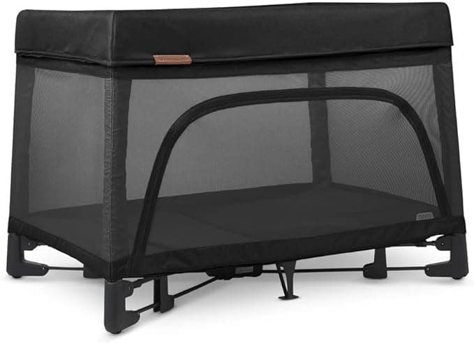 UPPAbaby Remi Playard | Deluxe 3-in-1 Portable Playard, Bedside Bassinet + Travel Crib| Mesh Bassinet, Mattress, Organic Cotton Mattress Cover + Storage Bag Included | Jake (Charcoal)