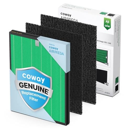 Coway Airmega 150 Genuine Air Purifier Replacement Filter Set, HEPA Filter and Active Carbon Filter, AP-1019C-FP