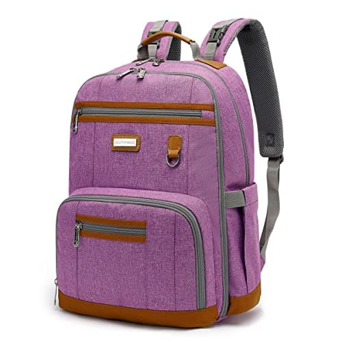Diaper Bag Backpack for Women Large Capacity Waterproof -Multifunctional with Insulated Pockets for Baby Girl Boy