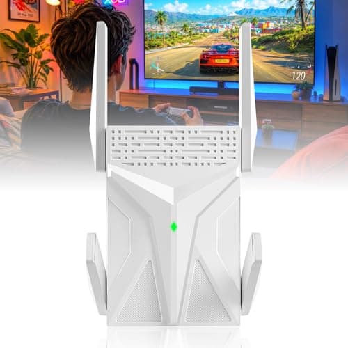 2026 AX1800 WiFi 6 Extender, WiFi Extender Signal Booster for Home-Dual Band (2.4G/5.8G), WiFi Booster with 8X Faster Access Point,Easy Setup,Up to 17,888 Sq.Ft. & Support 135+ Smart Devices(White