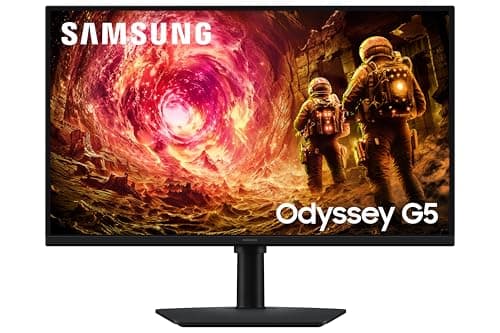 SAMSUNG 32 inch Odyssey G5 QHD IPS Gaming Monitor 180Hz 1ms HDR10 G-Sync Freesync DP - (LS32FG500ENXZA) [Canada Version]