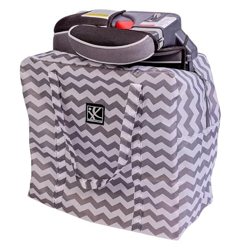 J.L. Childress Booster Go-Go Travel Bag for Backless Seats, Chevron
