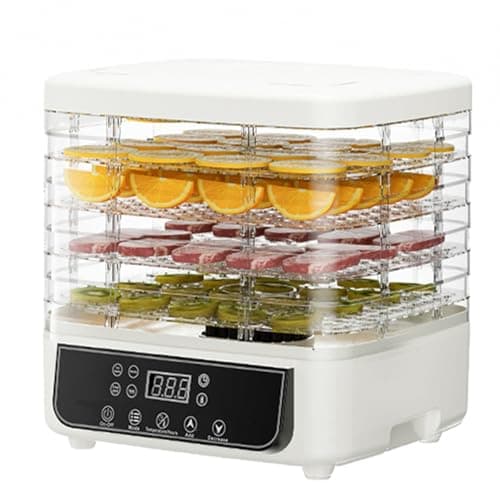 Food Dehydrator, 5-Tray Food Dehydrators Machine for Jerky, Vegetables Fruit, Meat, Dog Treats, Herbs, and Yogurt, Adjustable Temperature & 72H Timer Food Dryer