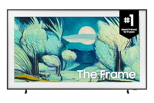 SAMSUNG 65-Inch The Frame 4K Smart TV, Art Mode, Matte Glare Free Screen, Slim Design, AI Gen 2 Processor, 144Hz, Slim Wallmount Included, One Connect Box, Q-Symphony - QN65LS03FAFXZC [Canada] (2025)