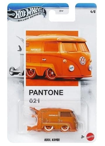 Hot Wheels Silver Series Pantone 021 Kool Kombi [Orange] 4/6, 1:64 Scale Diecast Toy Vehicle