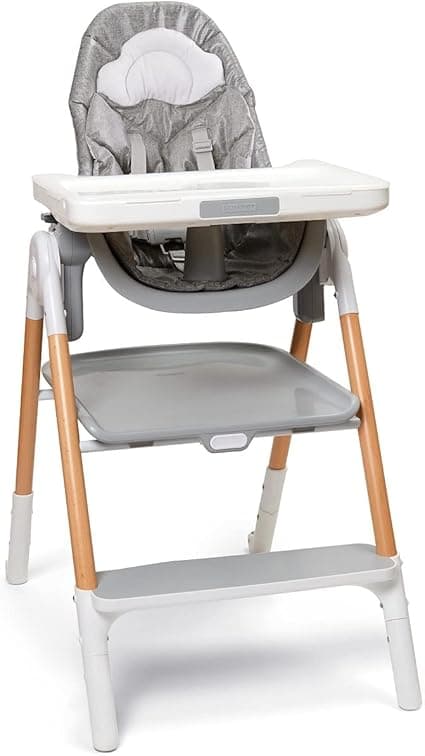 Skip Hop 2 in 1 High Chair, Convertible Sit-to-Step